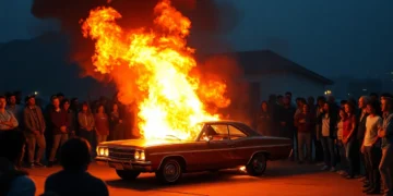 what was the intent of ant farm’s 1975 performance media burn?